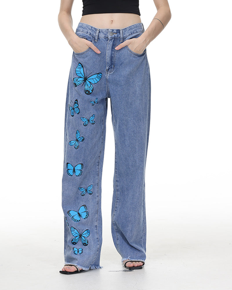 Butterfly Flight Flare Jeans