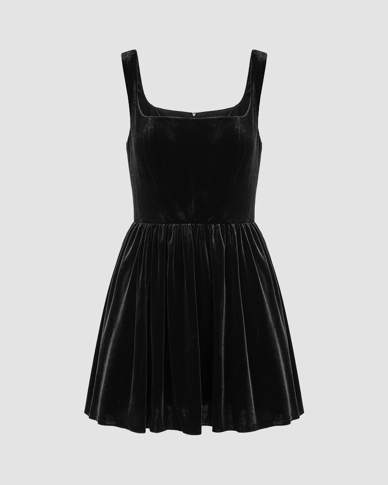 Velvet Midnights Mini Dress