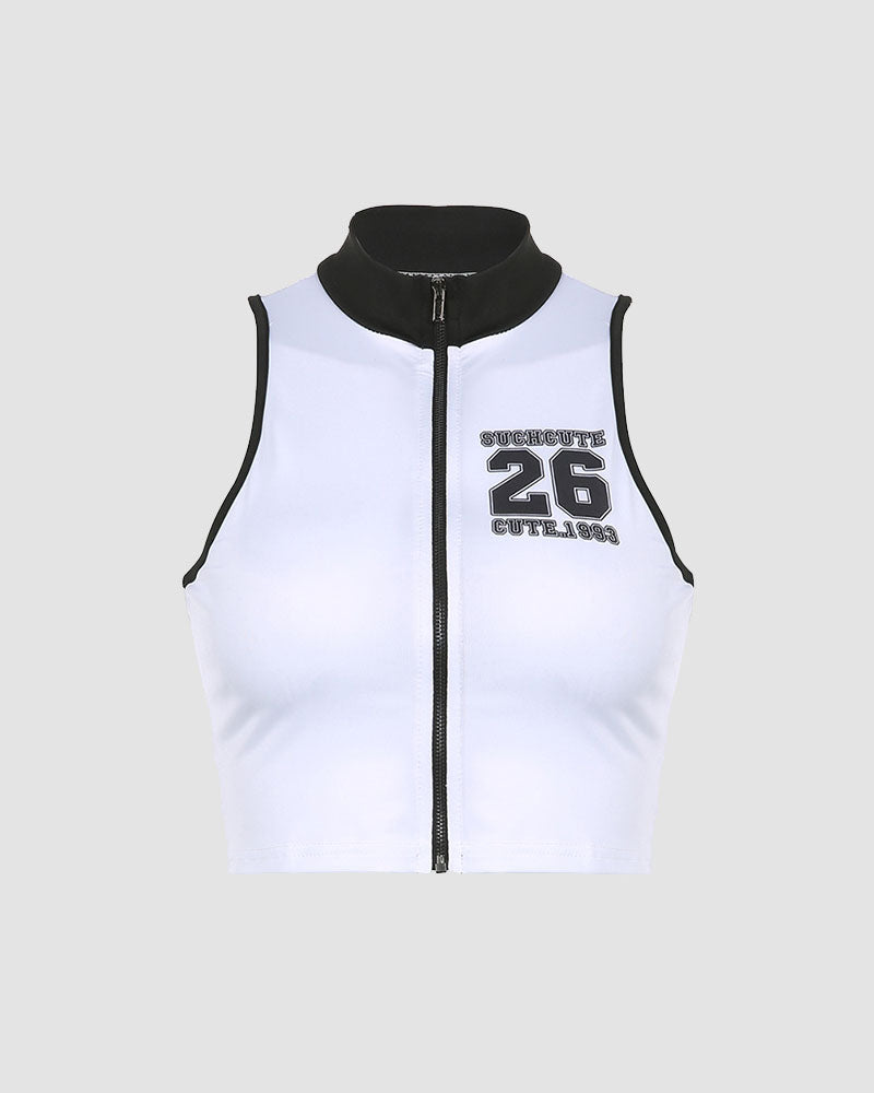 Oleander 26 Zip Sporty Top