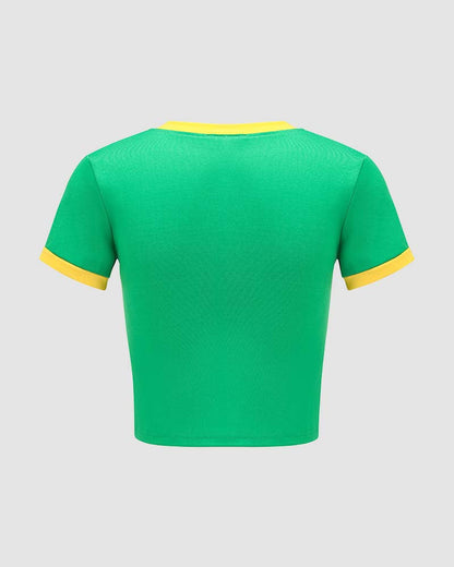 Jamaica Raglan Sports Top