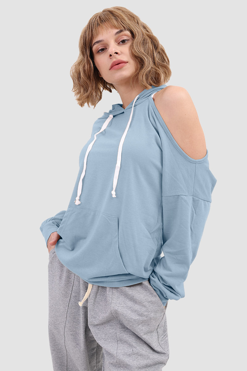 Drawstring-hooded Jumper