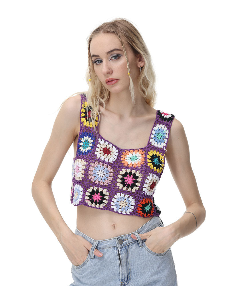 Crochet Radiant Flora Top