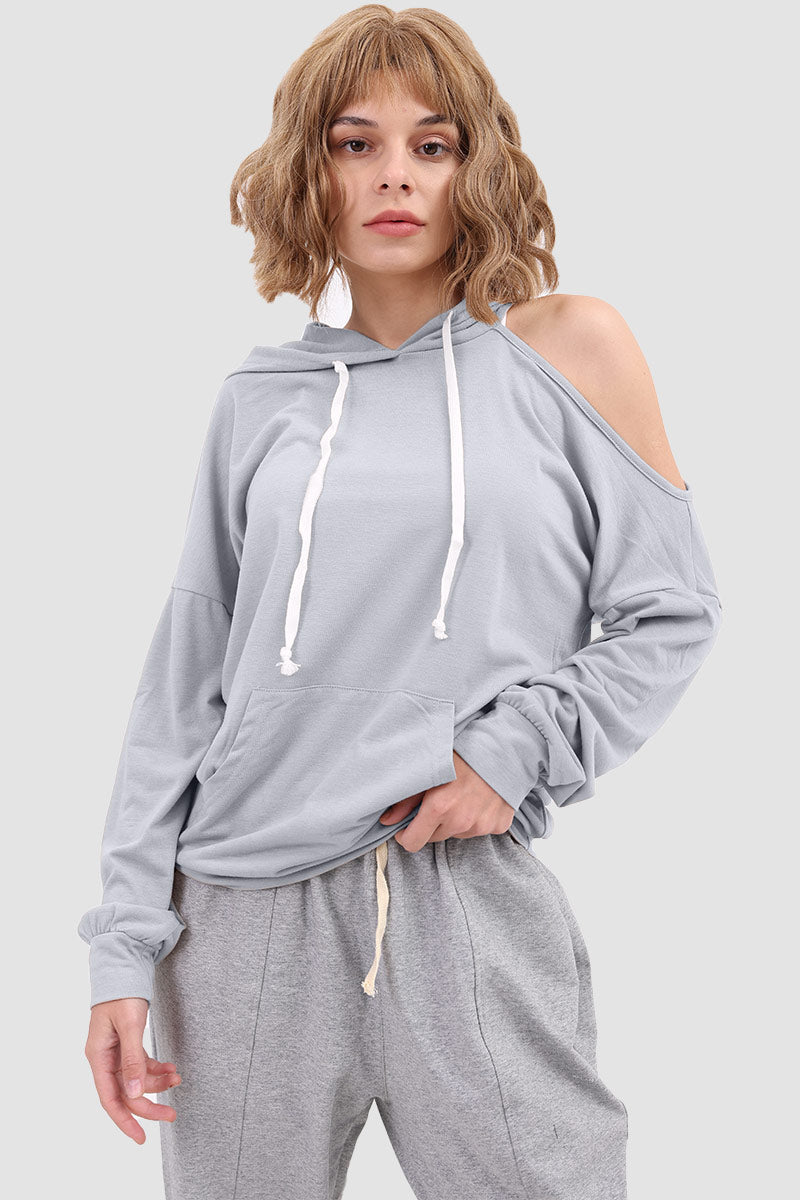 Drawstring-hooded Jumper