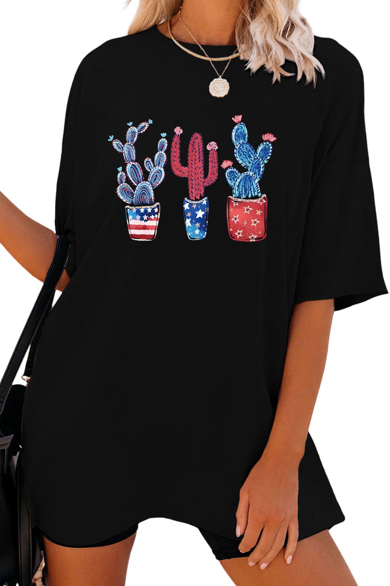 Cactus Flag Print T-shirt