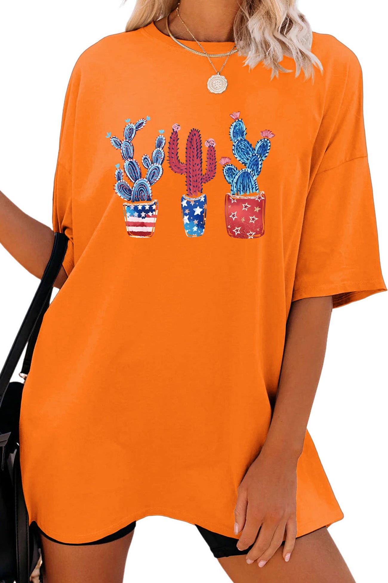 Cactus Flag Print T-shirt