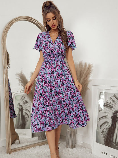 Amelia Floral Midi Dress