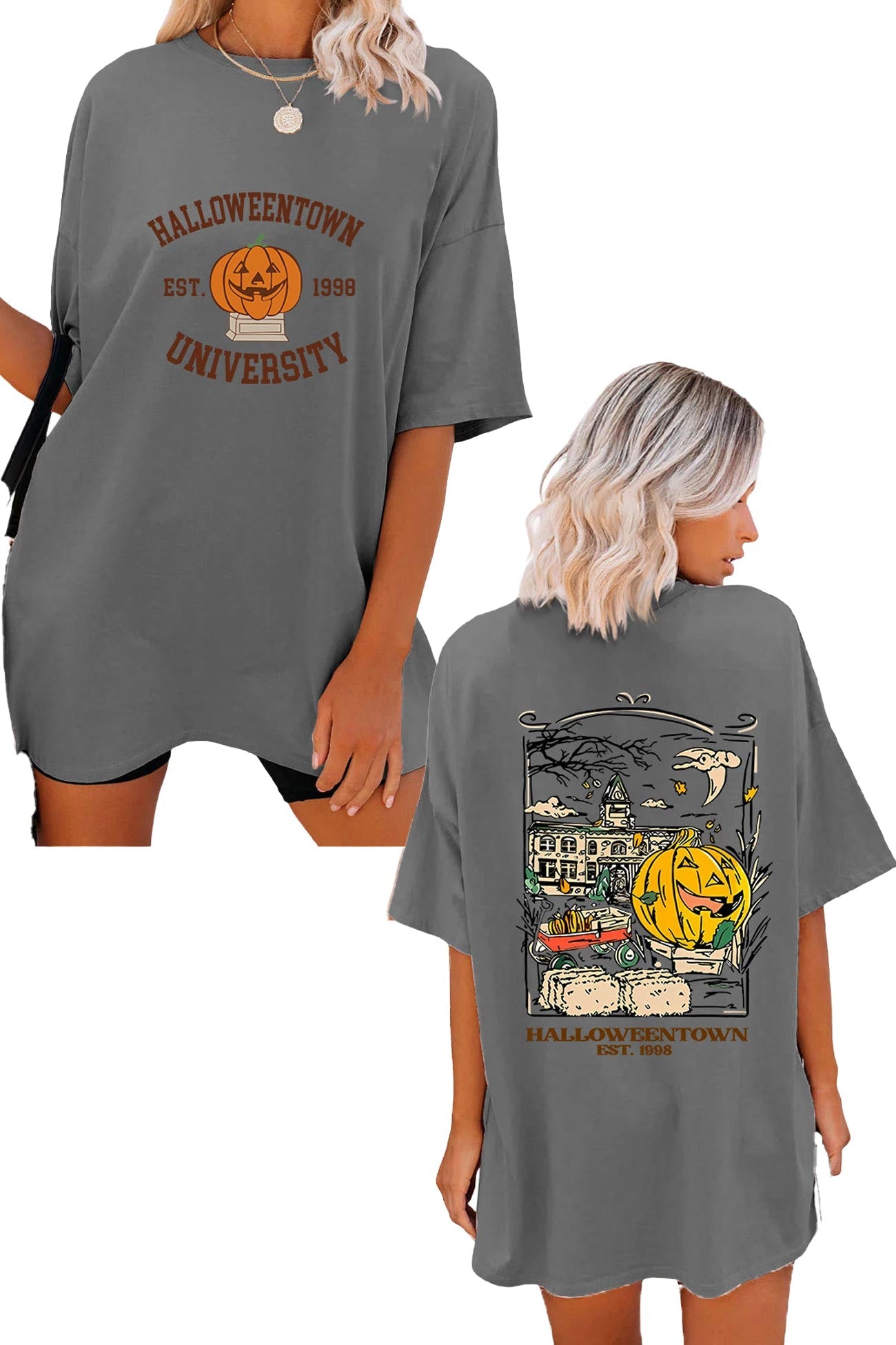 Halloween Town University Graphic T-shirt