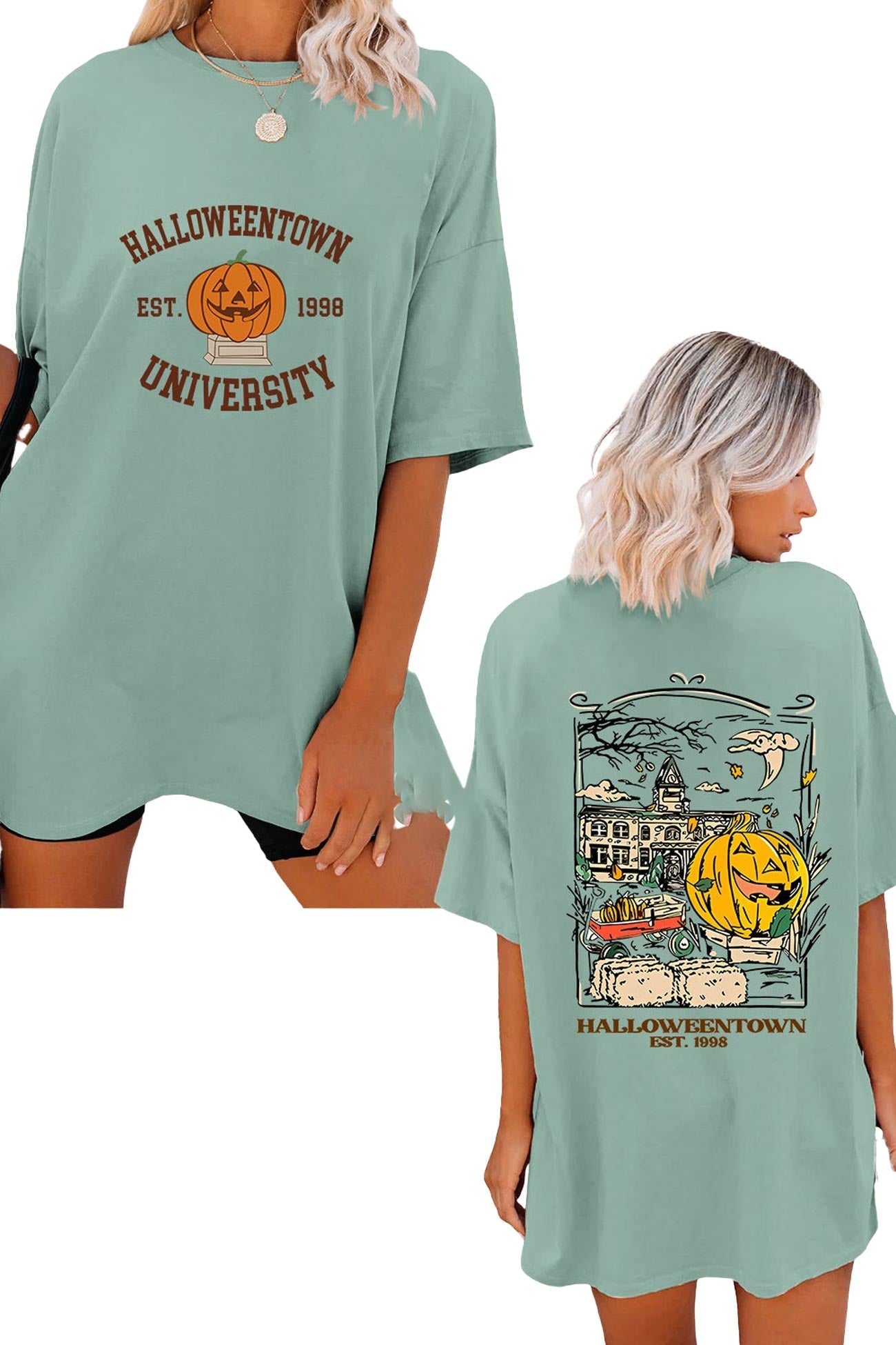 Halloween Town University Graphic T-shirt