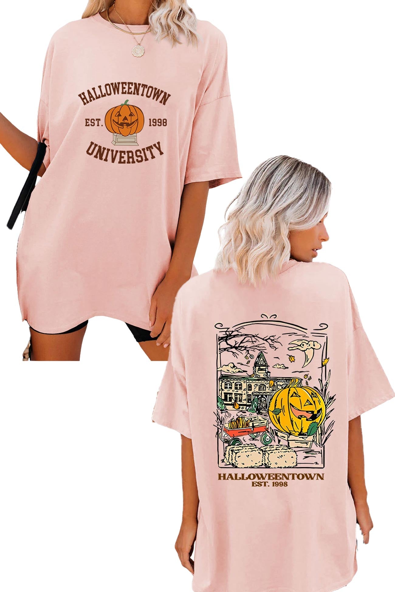 Halloween Town University Graphic T-shirt