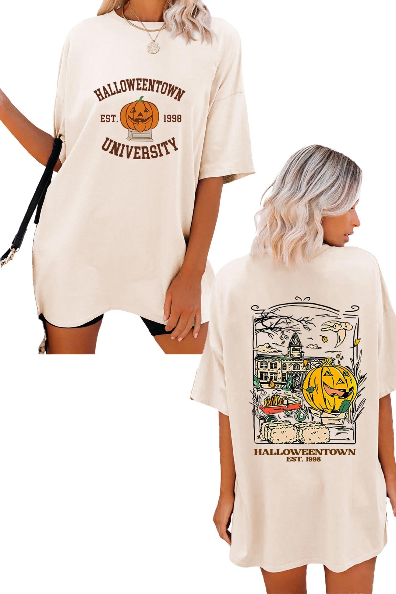 Halloween Town University Graphic T-shirt