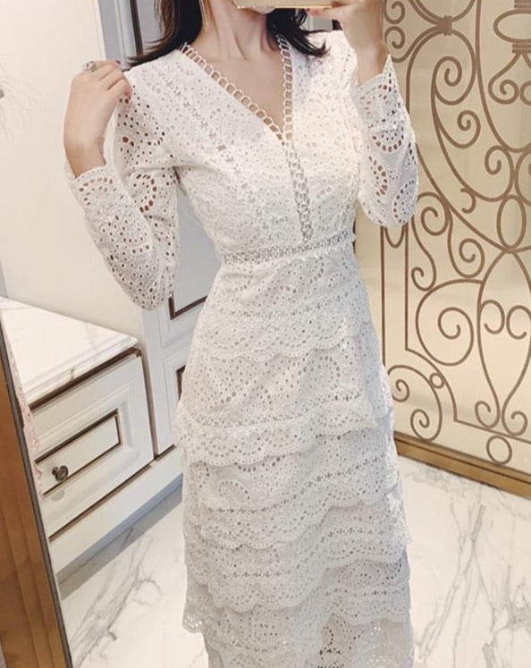 SAMANTA EMBROIDERED DRESS