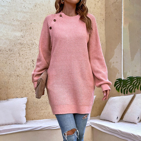 Casual Knitted Dress Pink best Best Sellings casual dresses clothes Sale short dresses Topseller