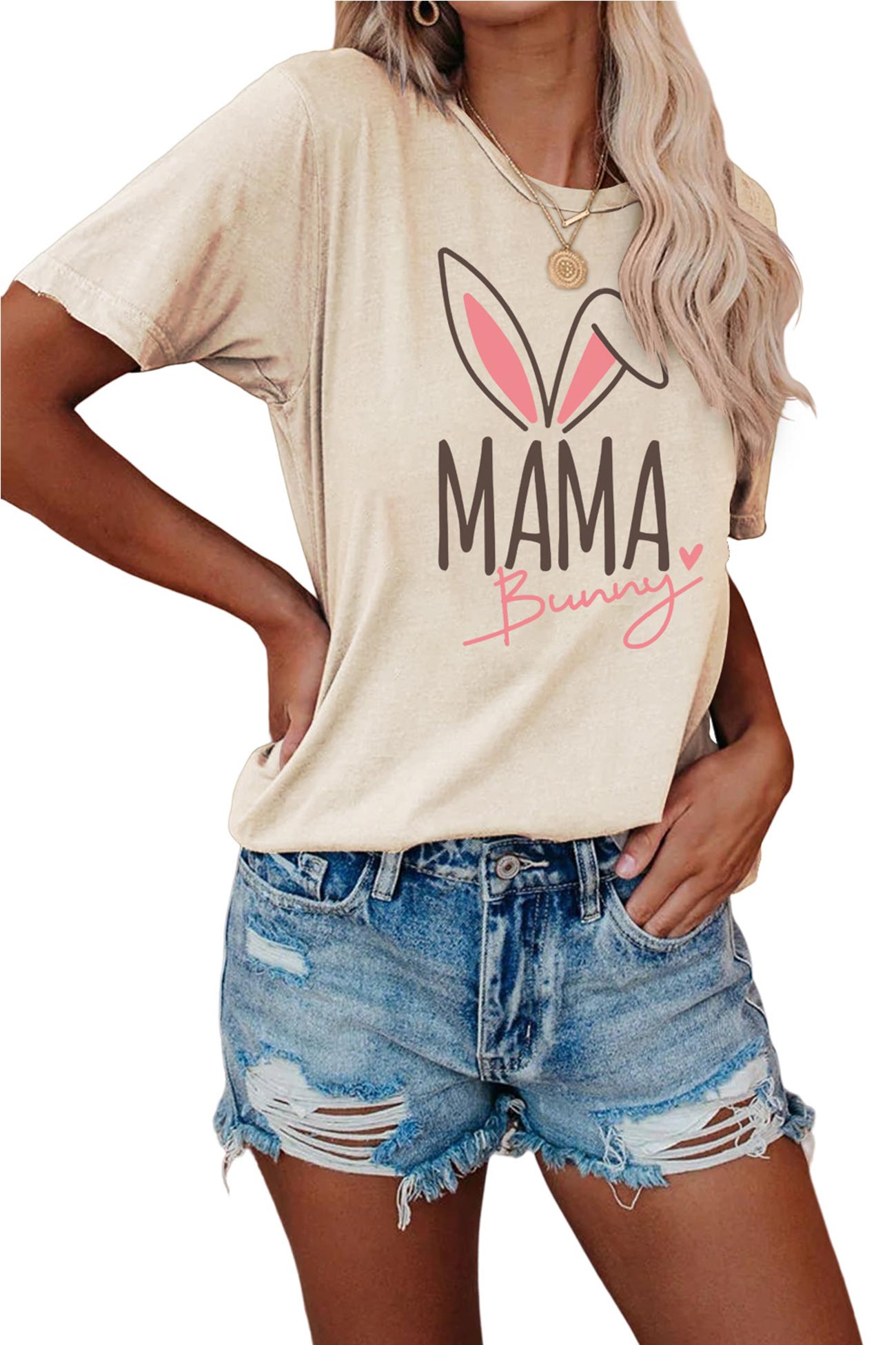 Mama Bunny Graphic T-shirt