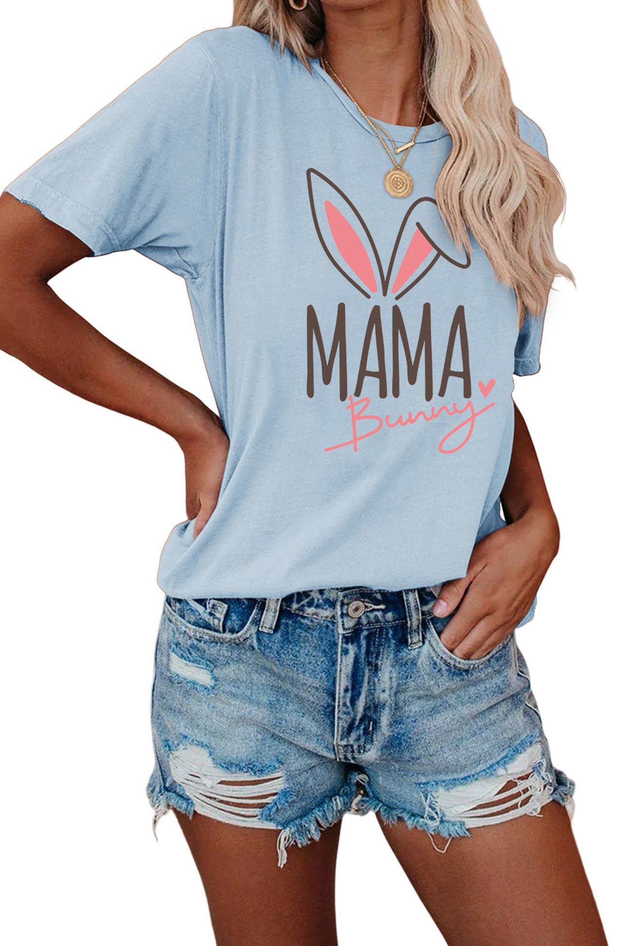 Mama Bunny Graphic T-shirt