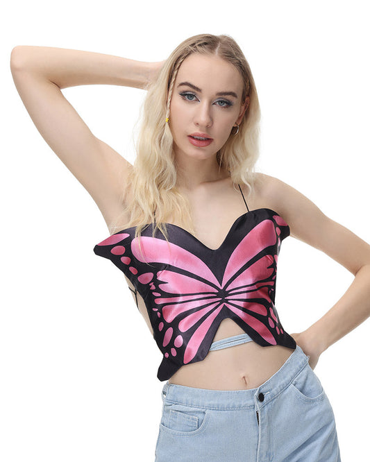 Scarlet Butterfly Top