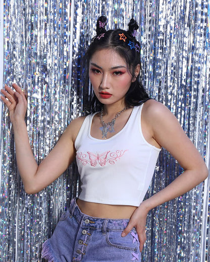 Butterfly Winds Crop Top