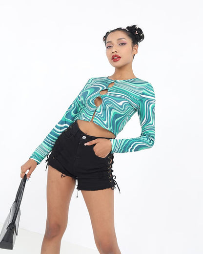 Enthralling Gaia Crop Top