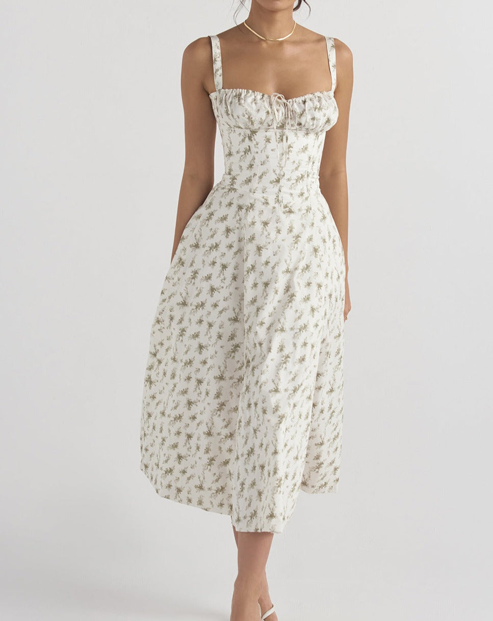 Lapetus Floral Midi Cami Dress