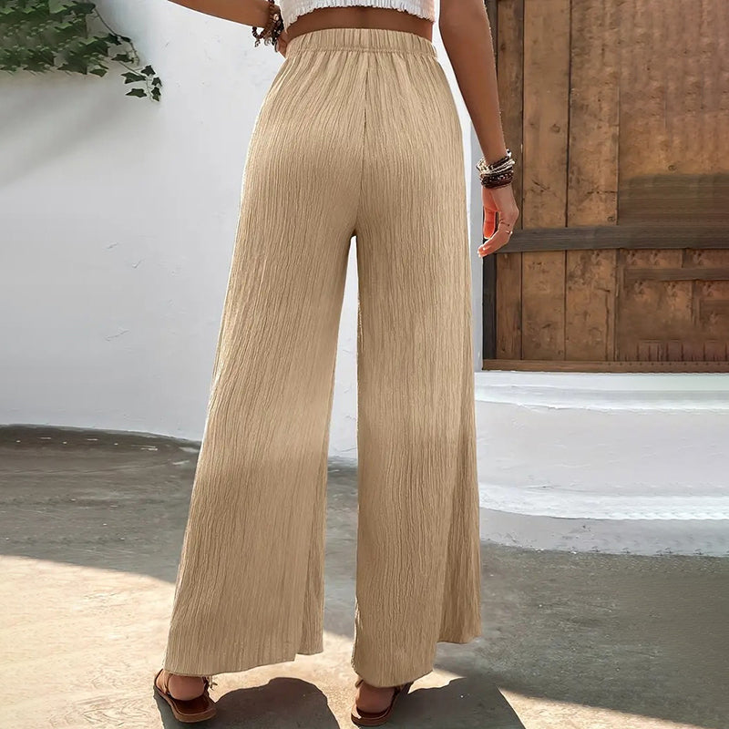 Casual Wide Leg Trousers