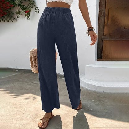 Casual Wide Leg Trousers