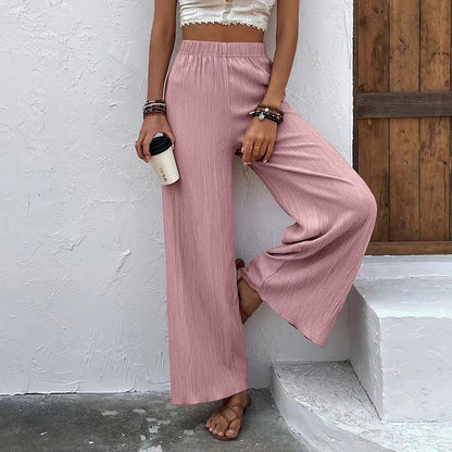 Casual Wide Leg Trousers Pink best Best Sellings bottoms clothes pants Plus Size Sale Topseller