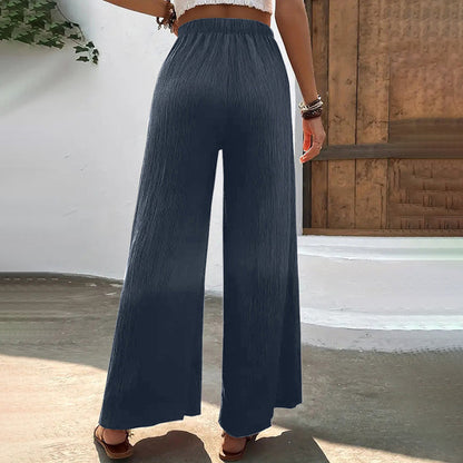 Casual Wide Leg Trousers