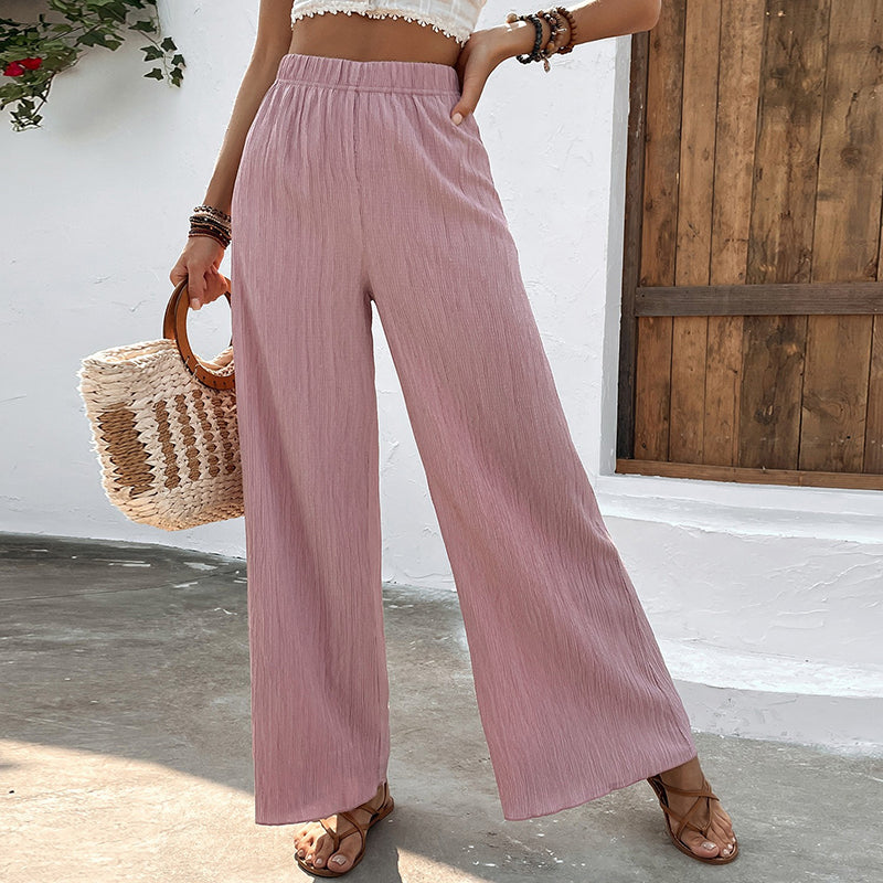 Casual Wide Leg Trousers