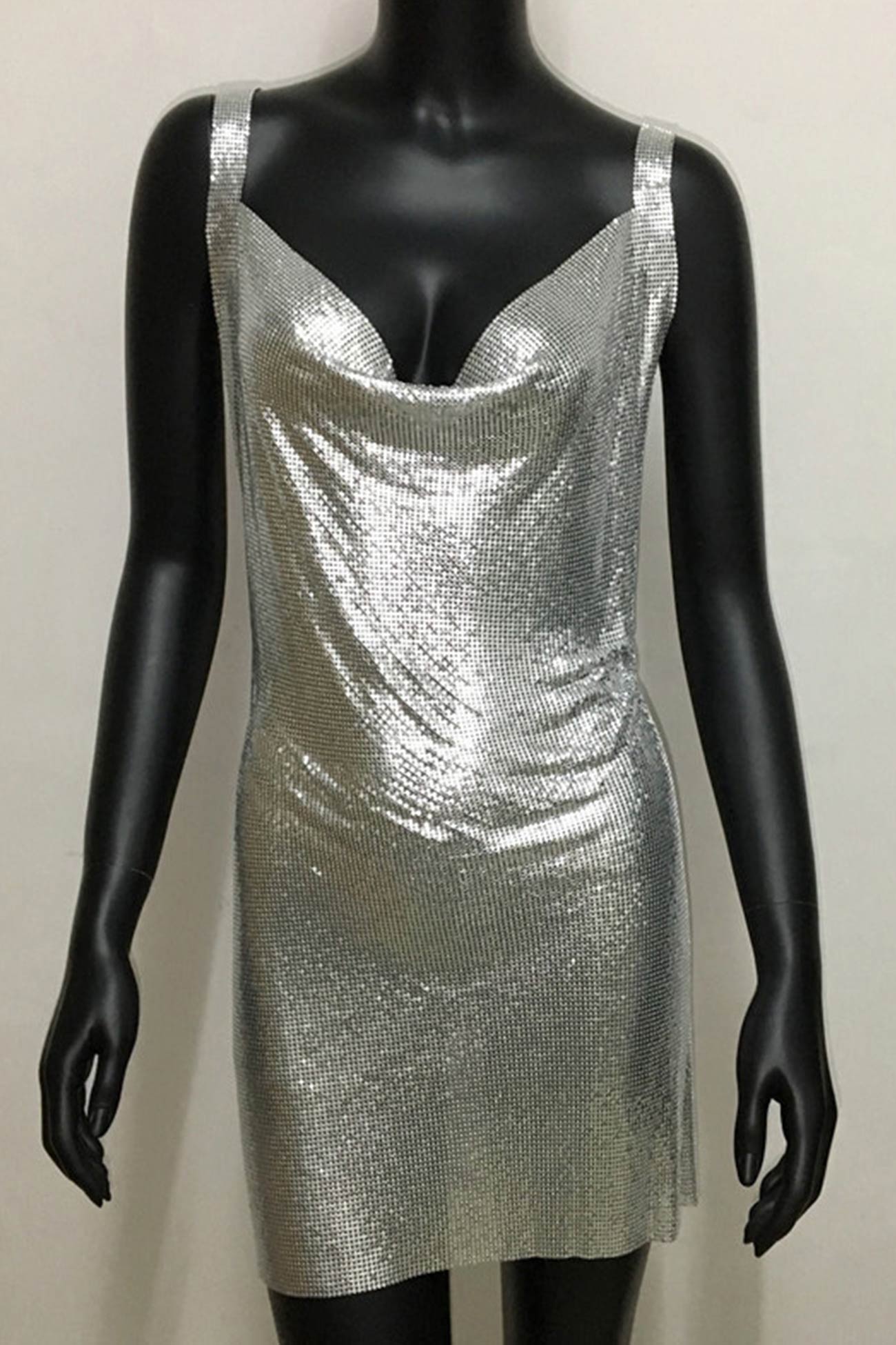 Rhinestone Glitter Cami Dress