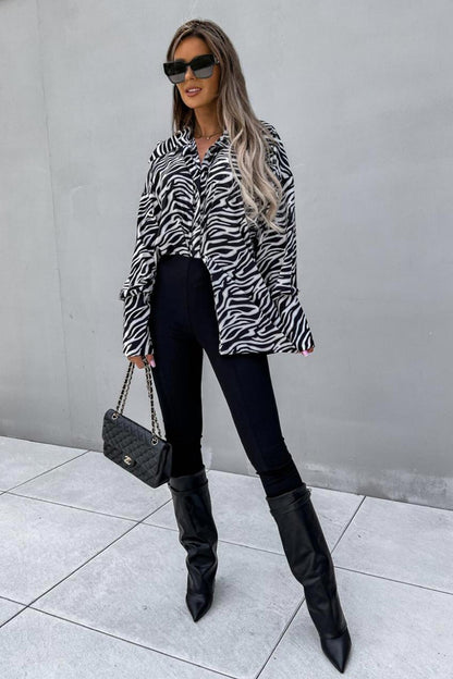 Zebra Long Sleeve Shirt