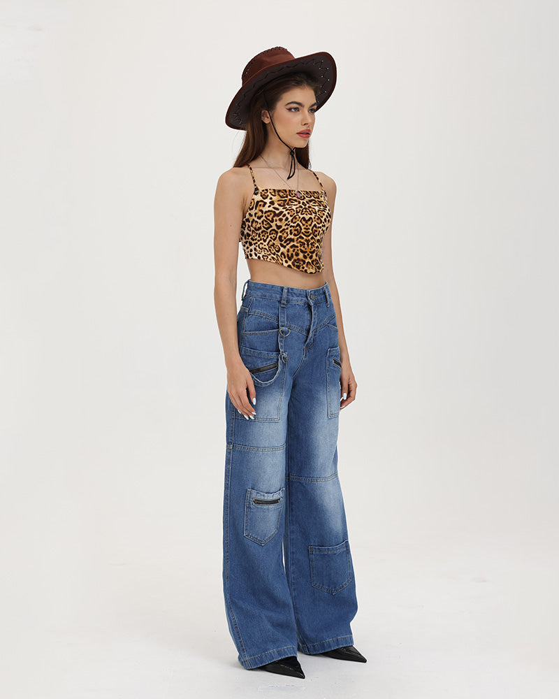 Hydra Wide Leg Denim Pants