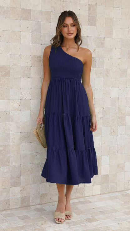 Margaret Shoulder Sleeveless Summer Dress