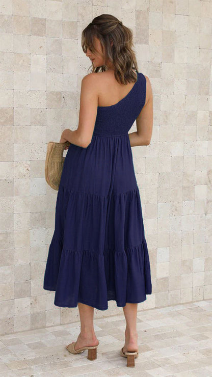 Margaret Shoulder Sleeveless Summer Dress