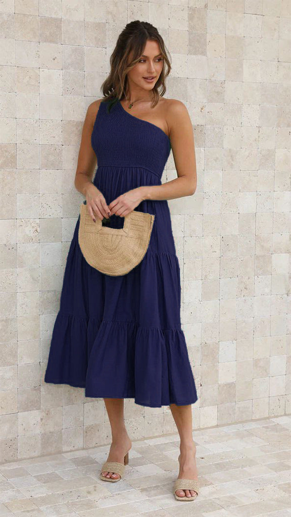 Margaret Shoulder Sleeveless Summer Dress