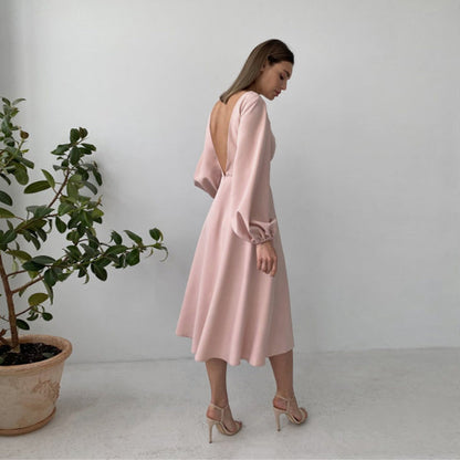 Grace Backless Midi Dress