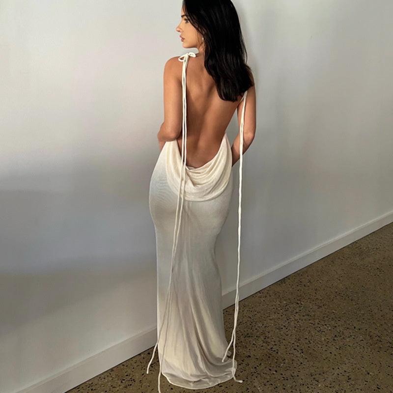 Vanessa Backless Maxi Dress