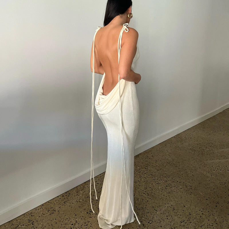 Vanessa Backless Maxi Dress