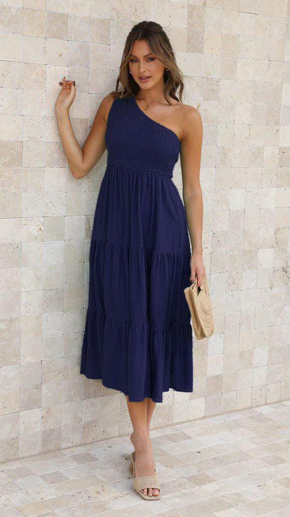 Margaret Shoulder Sleeveless Summer Dress