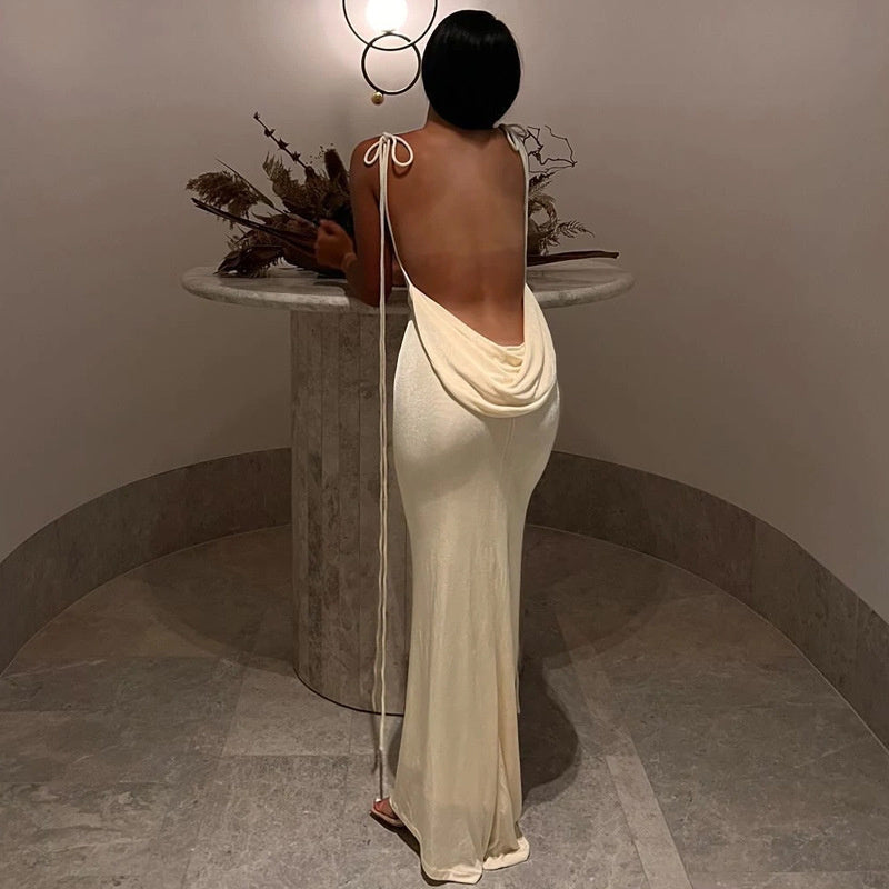 Vanessa Backless Maxi Dress