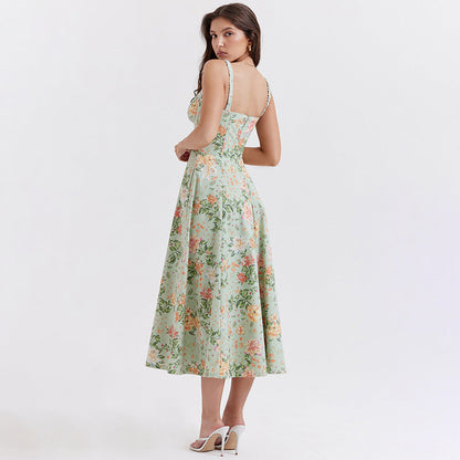 Laurie Floral Print Midi Dress