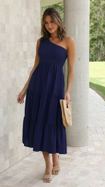 Margaret Shoulder Sleeveless Summer Dress