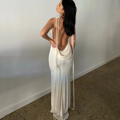 Vanessa Backless Maxi Dress