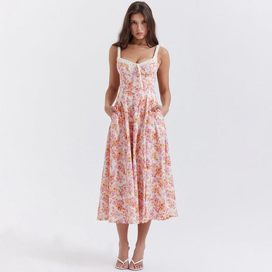 Laurie Floral Print Midi Dress