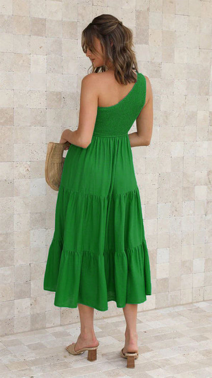 Margaret Shoulder Sleeveless Summer Dress