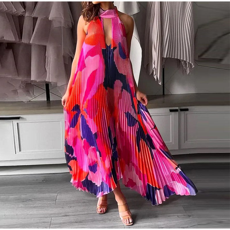 Brandi Summer Printed Maxi Dress