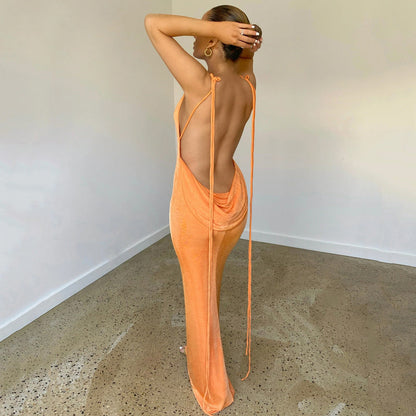 Vanessa Backless Maxi Dress