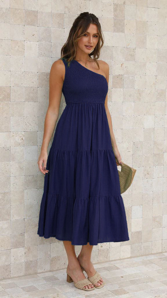 Margaret Shoulder Sleeveless Summer Dress