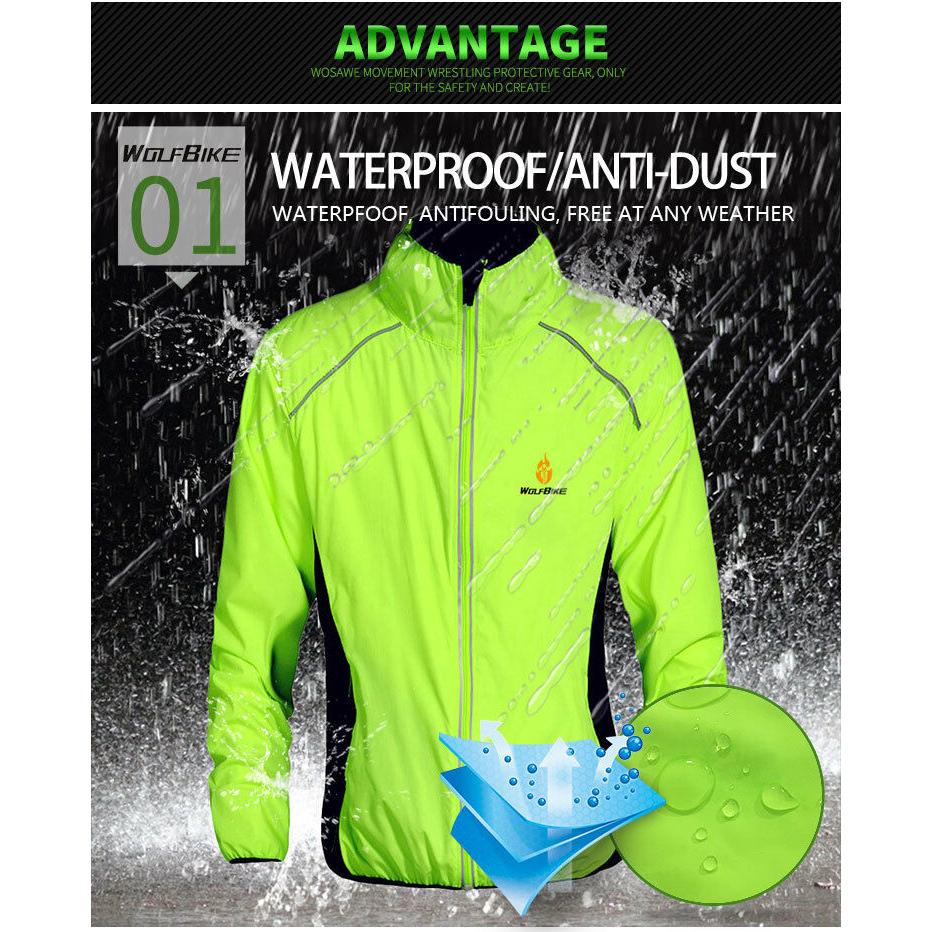 Fashion Tour De France Breathable Bicycle Cycle Waterproof Raincoat