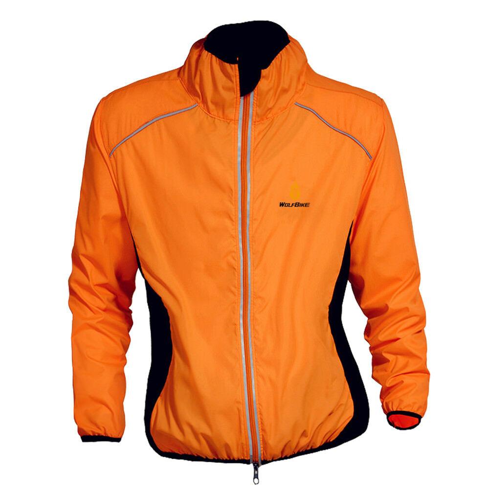 Fashion Tour De France Breathable Bicycle Cycle Waterproof Raincoat Orange Jackets & Coats refund_fee:1200