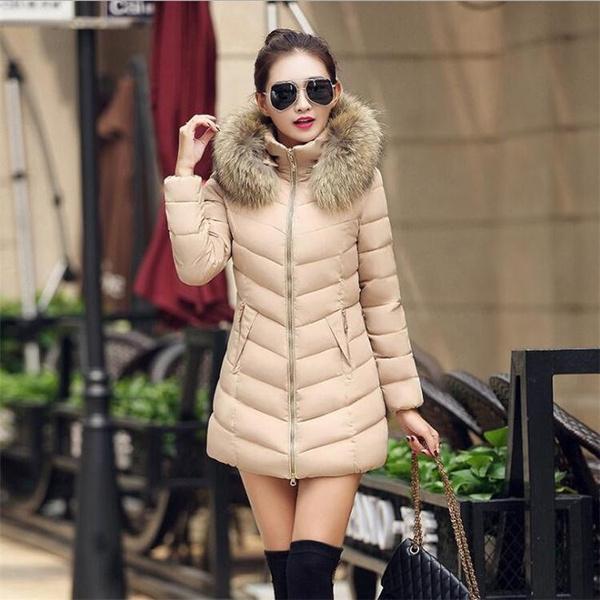 High Quality Winter Down Jacket Women Long Coat Warm Clothes Khaki __stock:50 Jackets & Coats Low stock refund_fee:1800