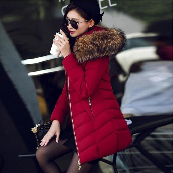 High Quality Winter Down Jacket Women Long Coat Warm Clothes Wine Red __stock:50 Jackets & Coats Low stock refund_fee:1800